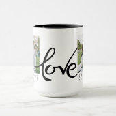 Bester Vater je Volles Foto Personalisiert Kaffee Tasse (Zentrum)