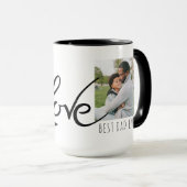 Bester Vater je Volles Foto Personalisiert Kaffee Tasse (VorderseiteRechts)