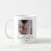 Bester Vater je Volles Foto Personalisiert Kaffeetasse (Links)