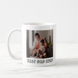 Bester Vater je Vollständiges Foto Personalisiert Kaffeetasse