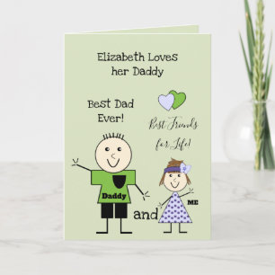 Bester Vater je von kleinen Geburtstagsgrüßen Karte