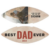 Bester Vater je Wasserfarbe Foto des Vaters Football (Paneele)