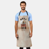 Bester Vater je Wasserfarbe Foto des Vaters Schürze (Getragen)