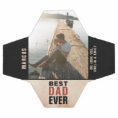 Bester Vater je Wasserfarbe Foto Fußball (Flach)