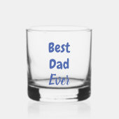 Bester Vater je Whiskyglas (Vorderseite)