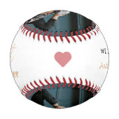 Bester Vater je Wir Liebe dich Baseball (Rückseite)