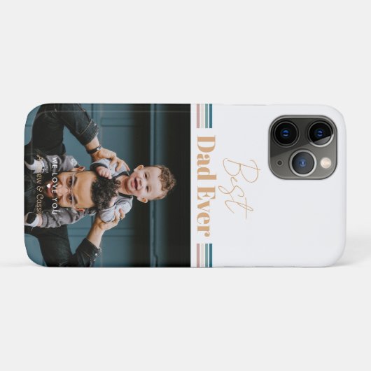 Bester Vater je Wir Liebe dich Case-Mate iPhone Hülle (Rückseite (Horizontal))