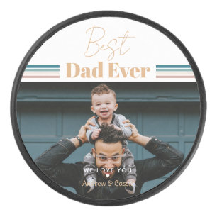 Bester Vater je Wir Liebe dich Eishockey Puck