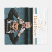 Bester Vater je Wir Liebe dich Fleecedecke (Vorderseite (Horizontal))