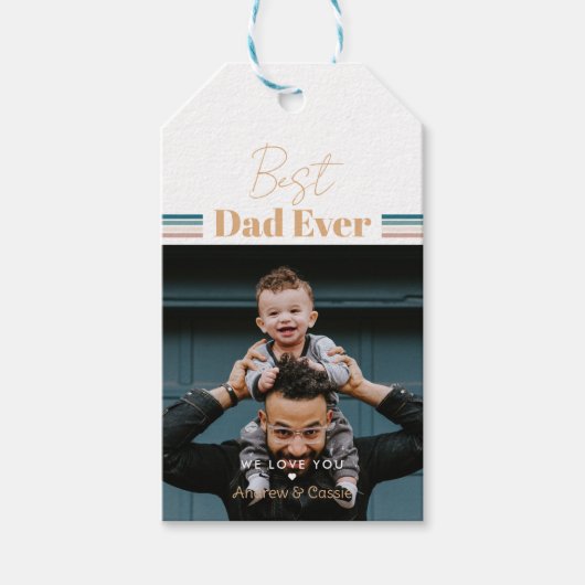 Bester Vater je Wir Liebe dich Geschenkanhänger (Vorderseite)