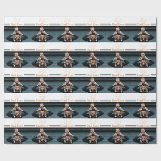 Bester Vater je Wir Liebe dich Geschenkpapier (Flach)