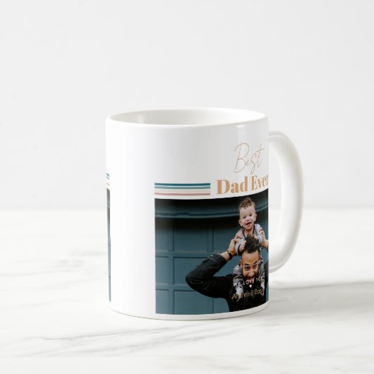 Bester Vater je Wir Liebe dich Kaffeetasse (VorderseiteRechts)