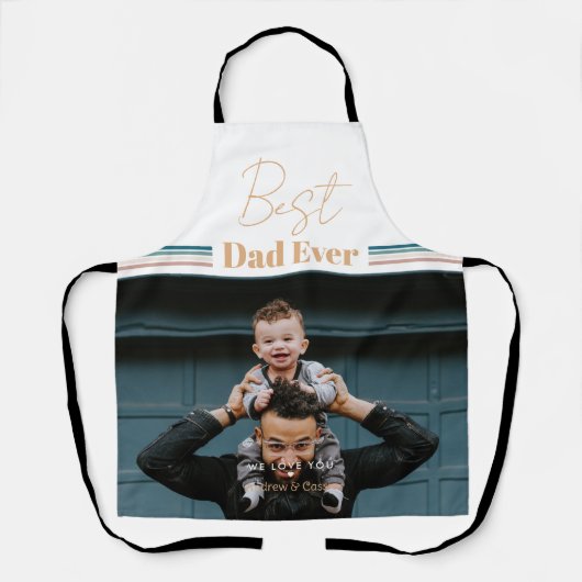 Bester Vater je Wir Liebe dich Schürze (Vorderseite)