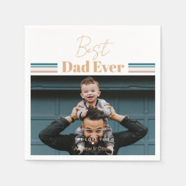 Bester Vater je Wir Liebe dich Serviette