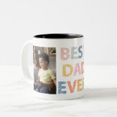Bester Vater je. Wir Liebe, die du liebst Zweifarbige Tasse (Vorderseite Links)