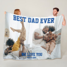 Bester Vater je Wir Liebe Sie Blue Typografy groß