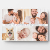 Bester Vater je! Wir Liebe Sie Geschenk für Ihr Fo Fotoplatte (Vorderseite)