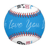 Bester Vater je Wir Liebe Sie Vater Baseball (Vorderseite)