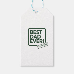 Bester Vater je Zugelassenes Textdesign Geschenkanhänger