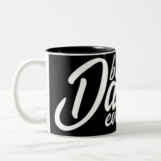 Bester Vater je Zweifarbige Tasse (Links)