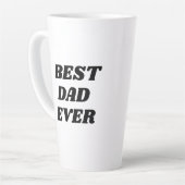 Bester Vater Jeden Tag Personalisiertes Geschenk Milchtasse (Linke Ecke)