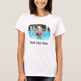 Bester VATER Jeden Upload Ihres horizontalen Fotos T-Shirt