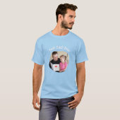 Bester VATER Jeden Upload Ihres quadratischen Foto T-Shirt (Vorne ganz)