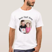 Bester VATER Jeden Upload Ihres quadratischen Foto T-Shirt (Vorderseite)