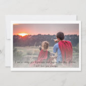 Bester VATER jemals Blue Watercolor Krawatte Hat V Ankündigung (Rückseite)