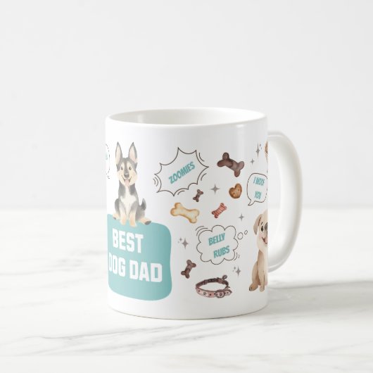 Bester Vater Kaffeetasse (VorderseiteRechts)