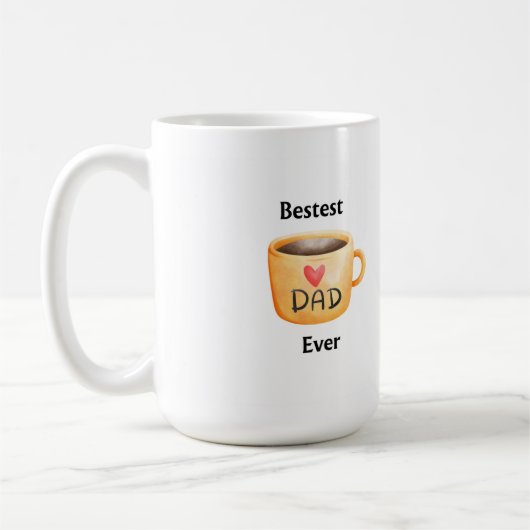 Bester Vater Kaffeetasse (Links)