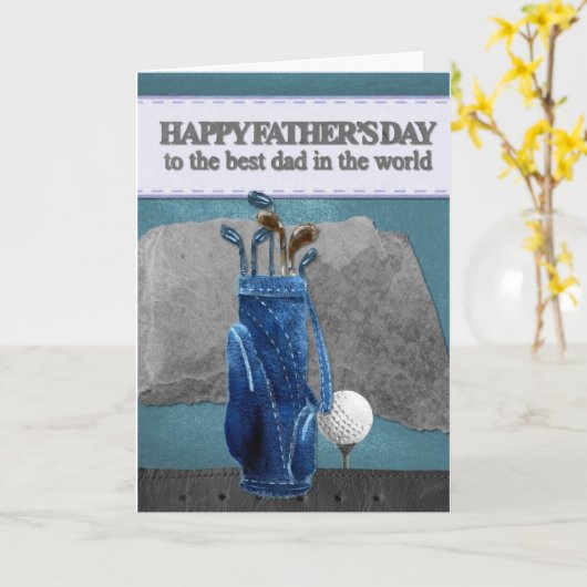 Bester Vater Karte (Gelbe Blume)