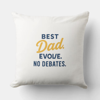 Bester Vater - Kein Debatten-Throw-Kissen Kissen