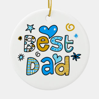 Bester Vater Keramikornament