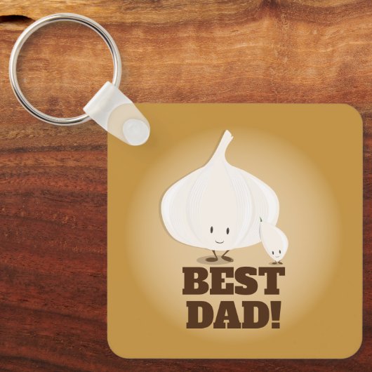 Bester Vater Knoblauch | SCHLÜSSELANHÄNGER (Vorderseite)