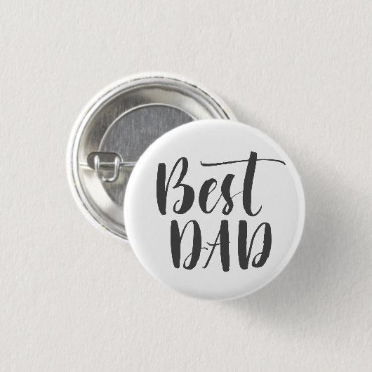 Bester Vater-Knopf Button (Vorne & Hinten)