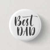 Bester Vater-Knopf Button (Vorderseite)