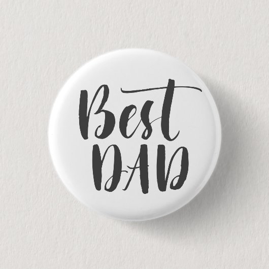 Bester Vater-Knopf Button (Vorderseite)