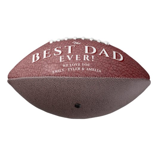 Bester Vater Leather Print Pater 3 FotoCollage Football (Gedreht 270)