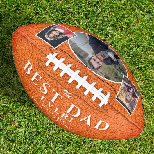 Bester Vater Leather Print Vatertag 3 Fotos Football