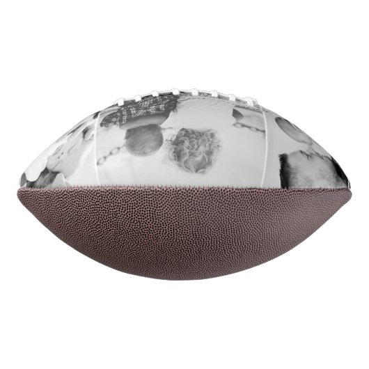 Bester Vater Leder drucken 3 FotoCollage Football (Gedreht 90)