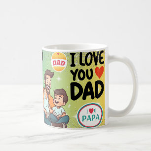 Bester Vater Lieber Vater, Vatertag, Vater Geschen Kaffeetasse
