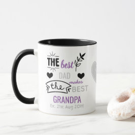 Bester VATER macht GRANDPA Neue Baby-Ankündigung Tasse