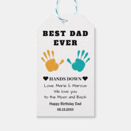 Bester Vater macht sich bis zum Geburtstag gut Geschenkanhänger