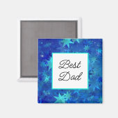 Bester Vater-Magnet Magnet (Vorderseite/Rückseite)