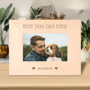 Bester Vater/Mama je, Foto für Pet-Namen Geätzte Rahmen