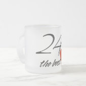 Bester Vater-mattierte GlasTasse 10 Unze Mattglastasse (Vorderseite Links)