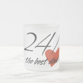 Bester Vater-mattierte GlasTasse 10 Unze Mattglastasse (Mittel)