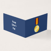 Bester Vater-Medaille Brooch Vatertag (Vorderseite)