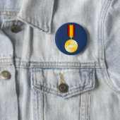 Bester Vater-Medaille Brooch Vatertag Button (Beispiel)